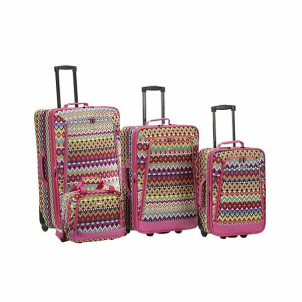 Rockland Luggage Set - Tribal 4 Pieces F106-TRIBAL